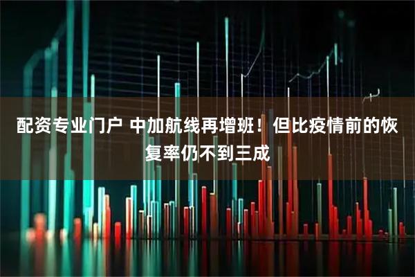 配资专业门户 中加航线再增班！但比疫情前的恢复率仍不到三成